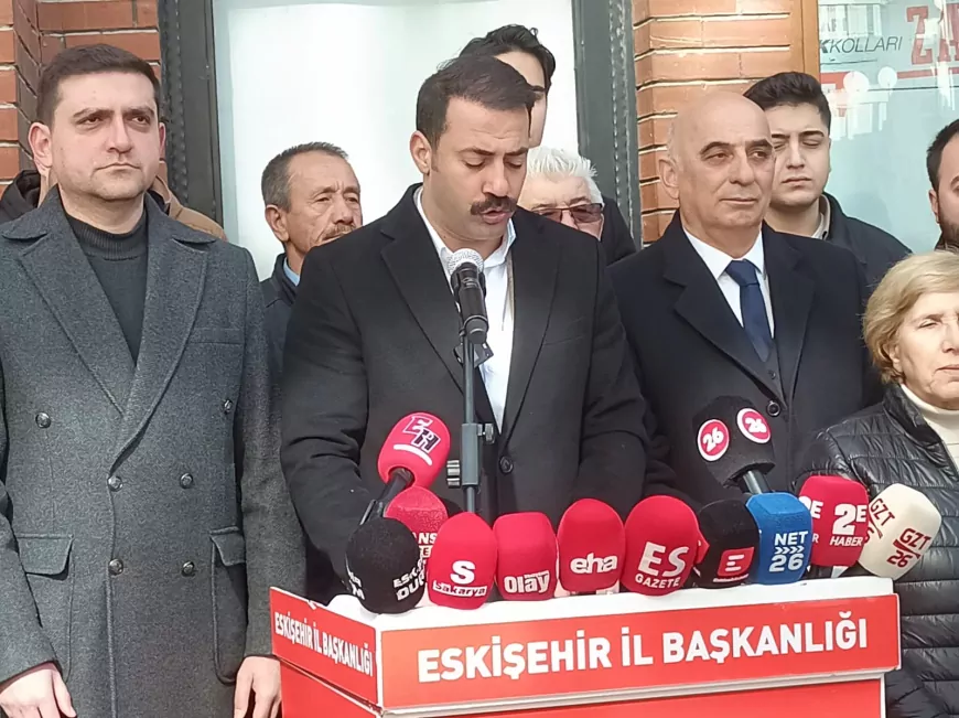CHP Eskişehir İl Başkanı Yalaz, İmamoğlu’nun Mektubunu Okudu