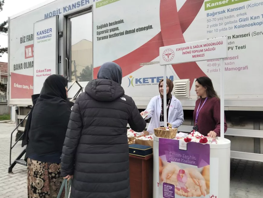 Eskişehir’de Kolorektal Kanser Farkındalığı İçin Bilgilendirme Stantları Kuruldu