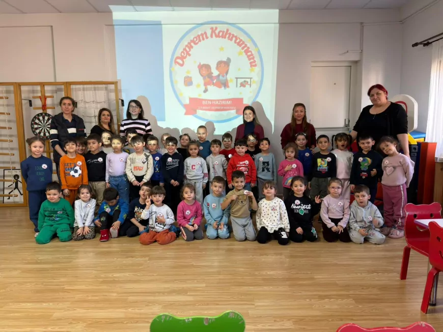 Eskişehir’de Miniklere Deprem Bilinci Eğitimi