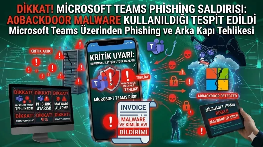 MICROSOFT TEAMS ÜZERİNDEN YAPILAN FİŞİNG SALDIRILARINDA A0BACKDOOR MALWARE TESPİT EDİLDİ