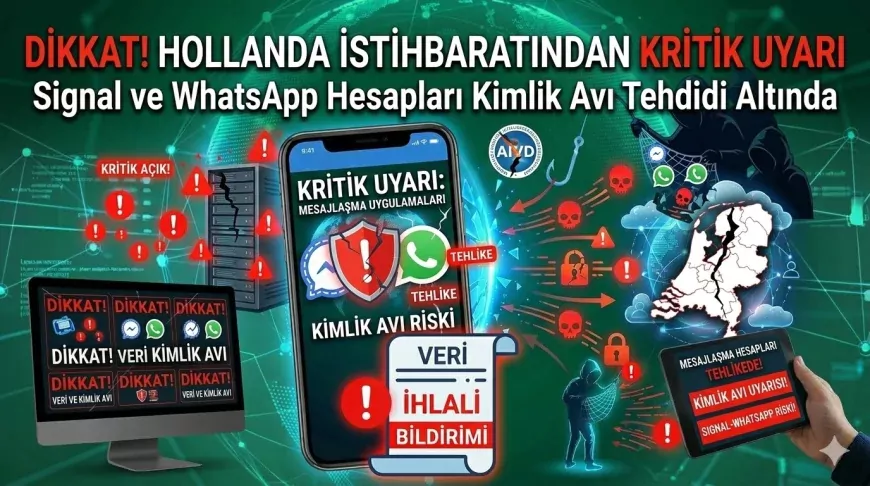 HOLLANDA İSTİHBARATI SIGNAL VE WHATSAPP HESAPLARINI HEDEF ALAN KİMLİK AVI SALDIRILARI KONUSUNDA UYARDI