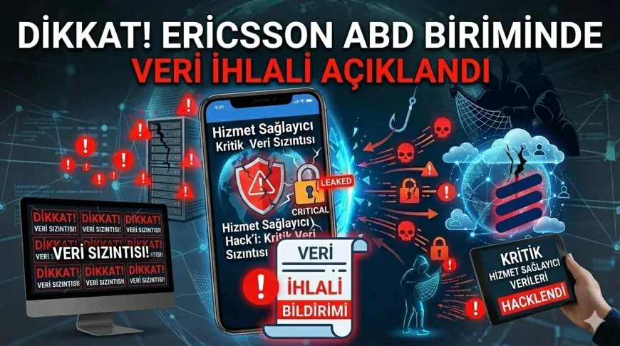 ERICSSON ABD BİRİMİ HİZMET SAĞLAYICI HACK’İ SONRASI VERİ İHLALİNİ DUYURDU