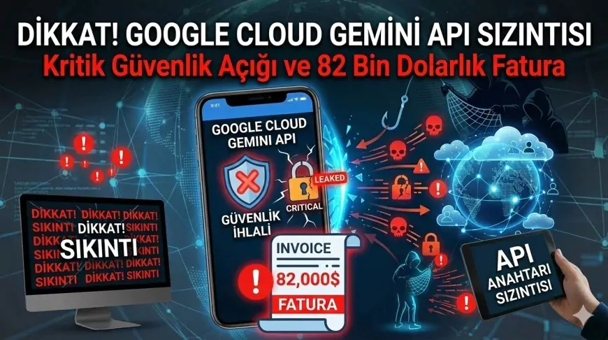 GOOGLE CLOUD GEMINI API ANAHTARI SIZDIRILDI, 48 SAATTE 82 BİN DOLARLIK FATURA OLUŞTU