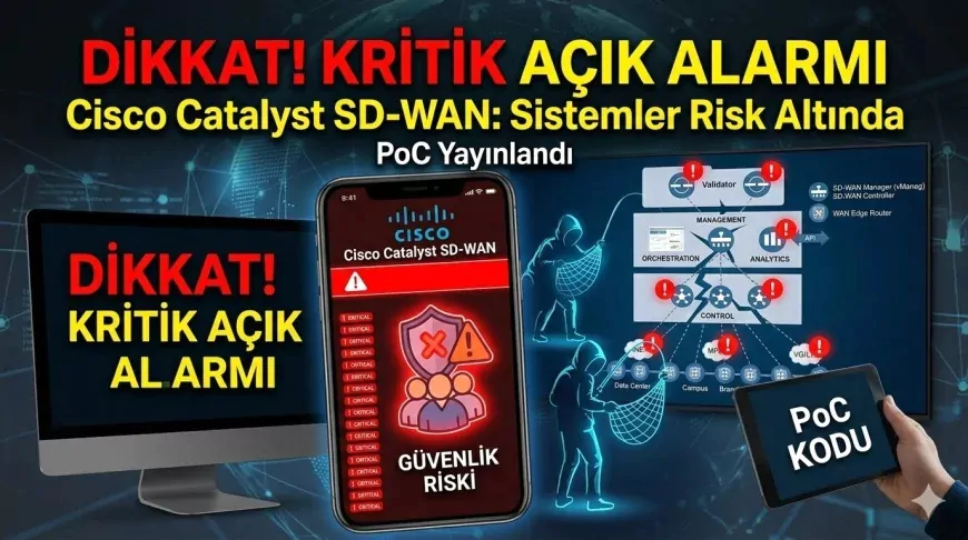 CISCO CATALYST SD-WAN SİSTEMLERİNDEKİ KRİTİK GÜVENLİK AÇIĞI İÇİN PoC YAYIMLANDI