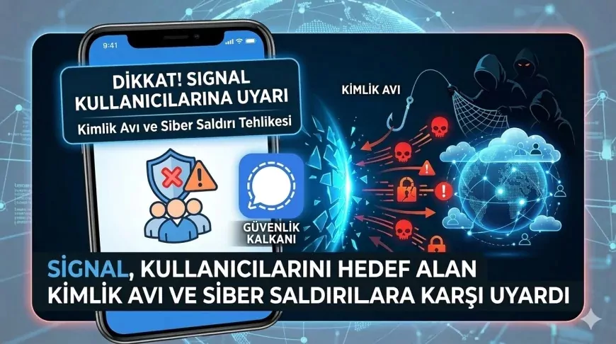 SIGNAL KULLANICILARINI HEDEF ALAN KİMLİK AVI SALDIRILARINA KARŞI UYARI YAPTI