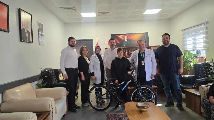 Dilek Kutusundan Çıkan Mektup Ayaz’ın Bisiklet Hayalini Gerçeğe Dönüştürdü