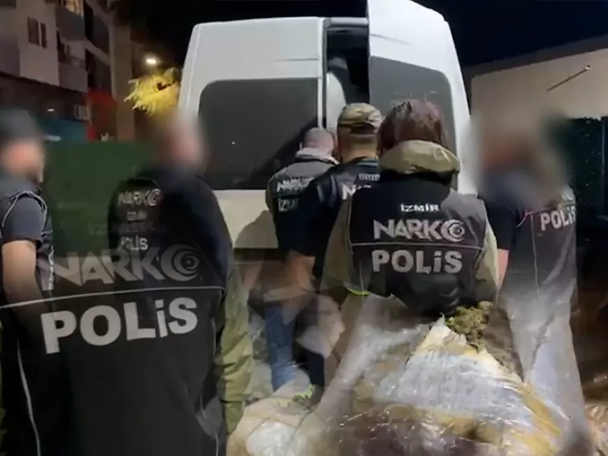 İzmir’de Dev Uyuşturucu Operasyonu: 1 Ton 346 Kilogram Skunk Ele Geçirildi