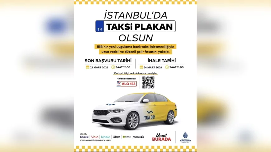 İstanbul’da Uygulama Bazlı Taksi Modeli İçin 7. İhale Yapılacak