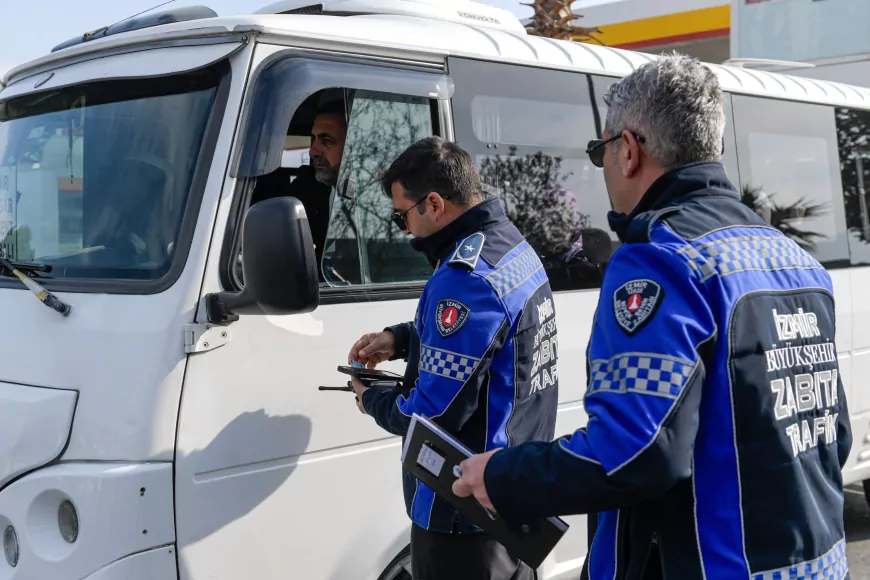 İzmir’de Bayram Öncesi Toplu Taşımaya Sıkı Denetim