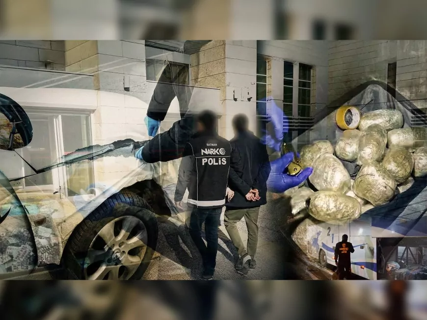 73 İlde Narkotik Operasyonu: 1 Tonu Aşkın Uyuşturucu Ele Geçirildi