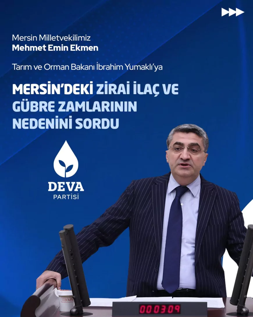 Ekmen’den Zirai İlaç Fiyat Artışlarına Denetim Sorusu