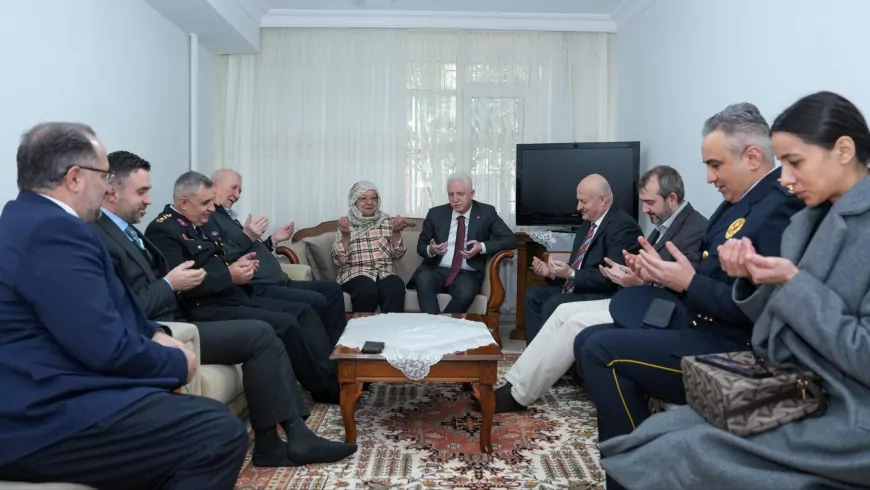 Vali Davut Gül’den Şehit Ailesine Arife Ziyareti