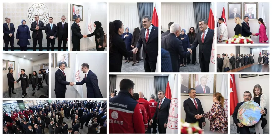 Millî Eğitim Bakanı Yusuf Tekin Bakanlık Personeliyle Bayramlaştı