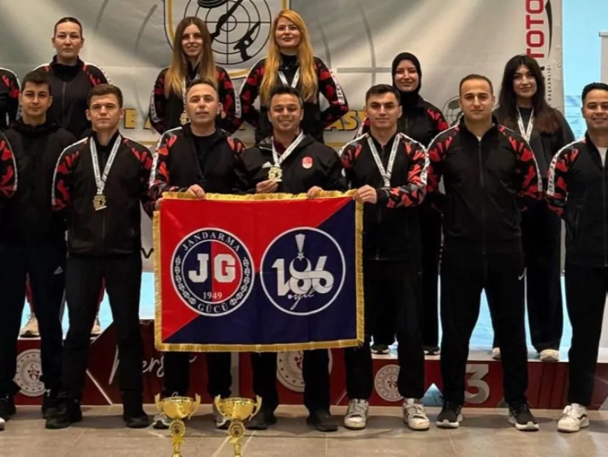 Jandarma Atış Takımı Mersin’de 7 Madalya Kazandı