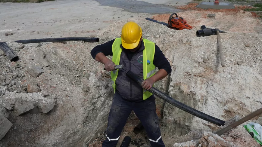 Manyas’ta İçme Suyu Hattı Yenilendi