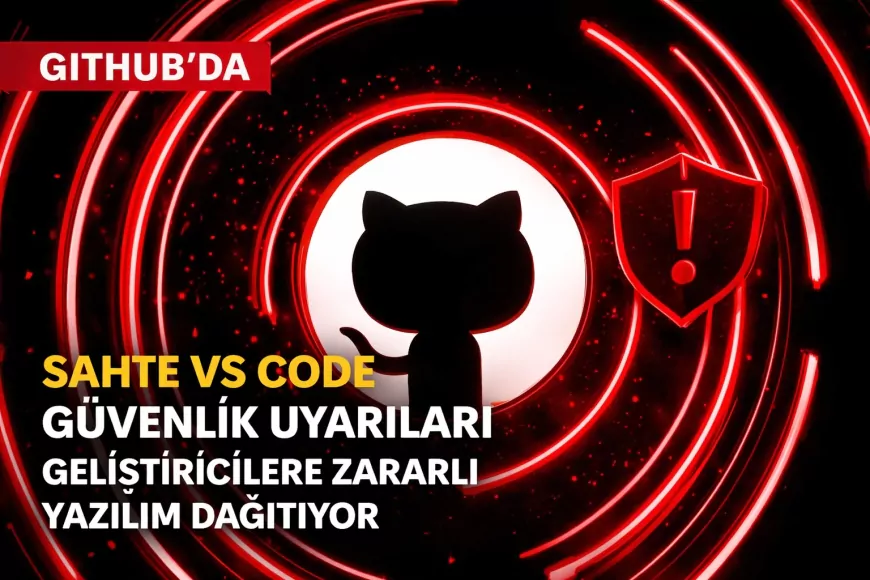 GITHUB’DA SAHTE VS CODE GÜVENLİK UYARILARI GELİŞTİRİCİLERE ZARARLI YAZILIM DAĞITIYOR