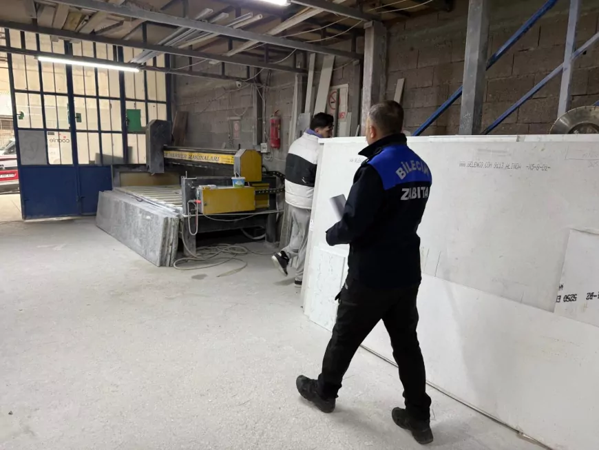Bilecik’te Sanayiye Zabıta Denetimi