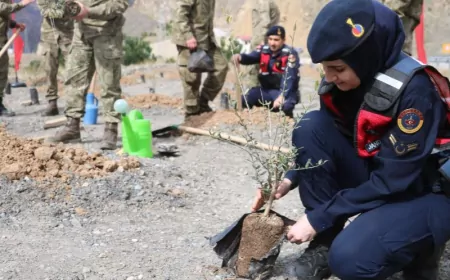 Artvin’de Orman Haftası Kapsamında Fidan Dikim Etkinliği Düzenlendi