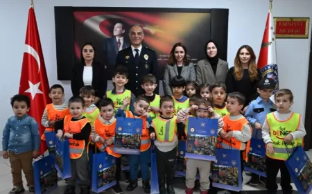 Kastamonu’da Polis Haftası’nda Öğrenciler Polislerle Buluştu