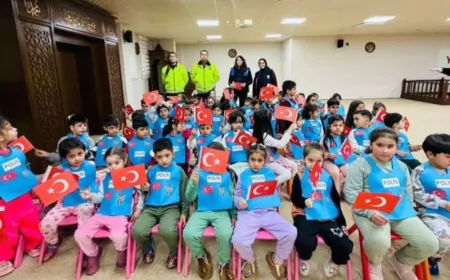 Patnos’ta Polis Haftası’nda Miniklere Anlamlı Ziyaret