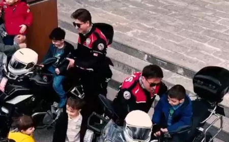 Muş’ta Polis Haftası’nda Miniklere Polislik Tanıtıldı