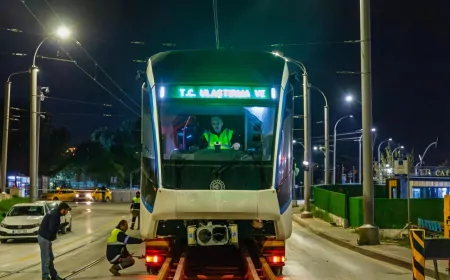 Kocaeli’de 5 Yeni Tramvay Hizmete Alındı