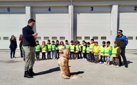 Eskişehir İl Emniyet Müdürlüğü’nden Polis Haftasında Öğrencilere Etkinlik