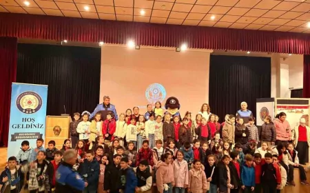 Polis Haftasında Öğrenciler Emniyet Birimlerini Gezdi