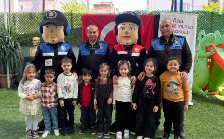 Osmaniye’de Öğrencilere “Poli” Robot ile Güvenlik Eğitimi