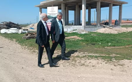 Alpu Osmaniye Aile Sağlığı Merkezi İnşaatı Yerinde İncelendi