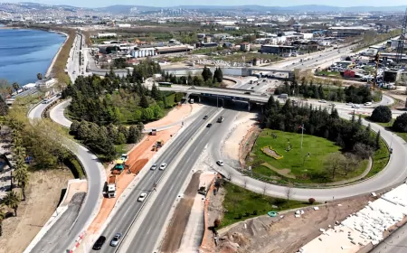 Başiskele Kavşağı Projesi’nde Yeni Aşama: Sahil Bağlantı Yolu Trafiğe Kapatılıyor