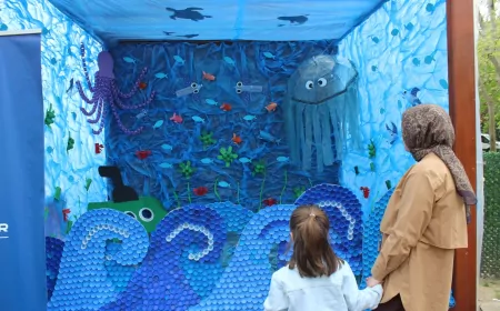 Lokomotif Çocuk Köyü’nde Geri Dönüşüm Sergisi