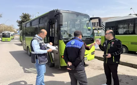 Kocaeli’de Toplu Taşımaya Sıkı Denetim: 2 Bin 912 Kontrol, 809 İşlem