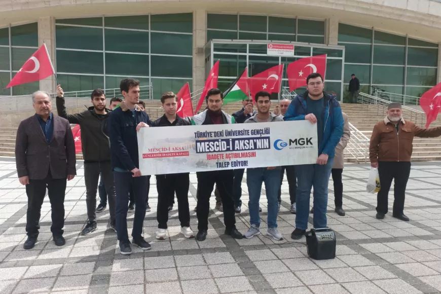 Eskişehir’de Mescid-i Aksa için basın açıklaması