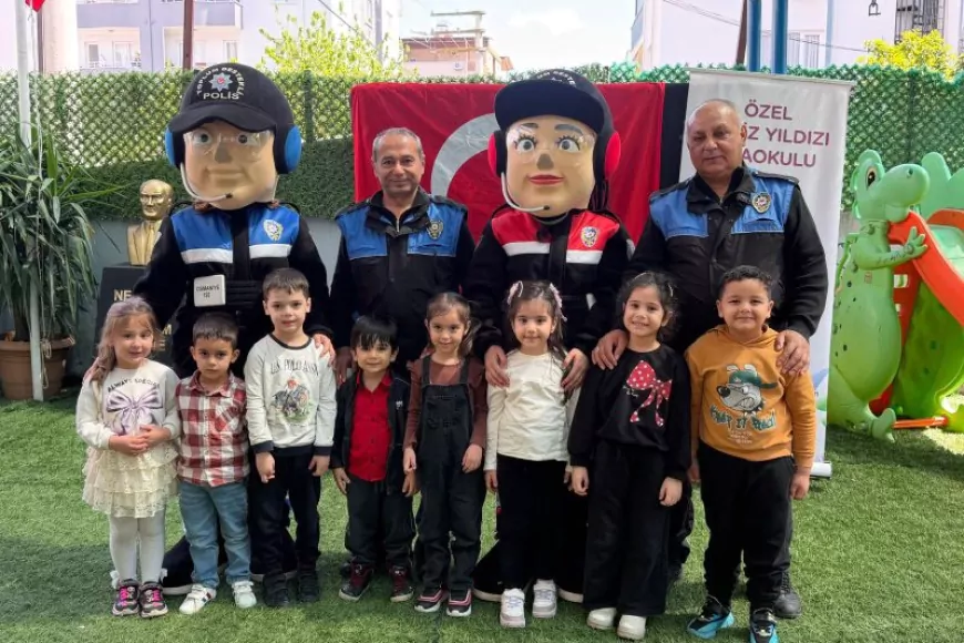 Osmaniye’de Öğrencilere “Poli” Robot ile Güvenlik Eğitimi