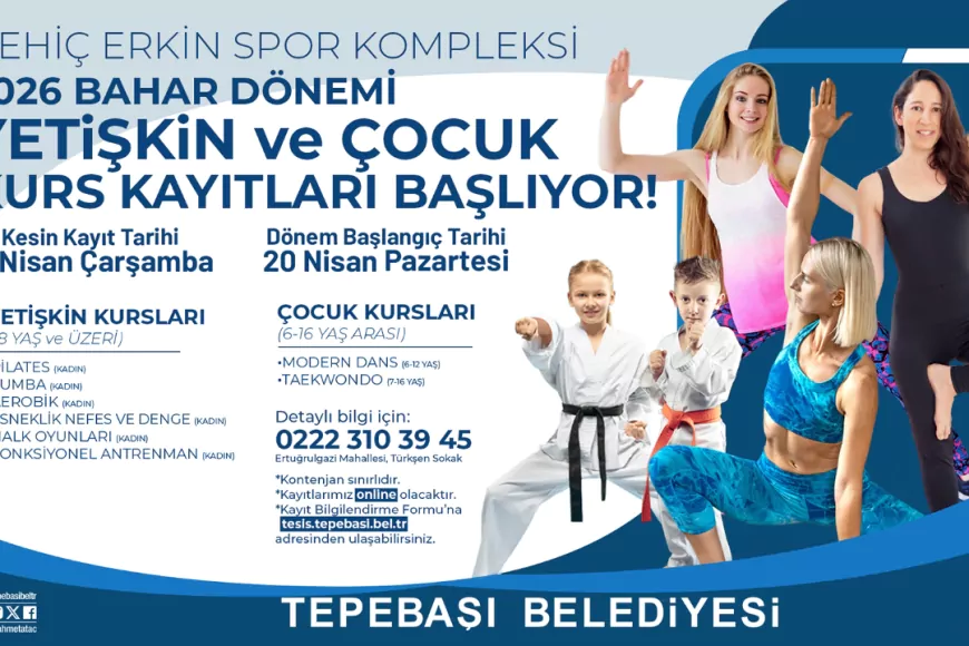 Tepebaşı’nda Yetişkin Ve Çocuklar İçin Kurs Kayıtları Başlıyor