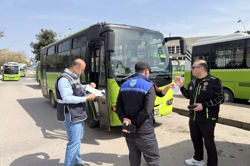 Kocaeli’de Toplu Taşımaya Sıkı Denetim: 2 Bin 912 Kontrol, 809 İşlem