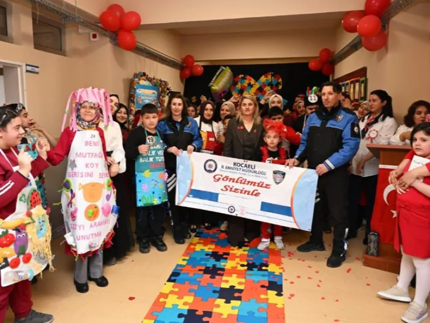 Kocaeli Emniyeti’nden Otizm Farkındalık Günü’nde anlamlı ziyaret