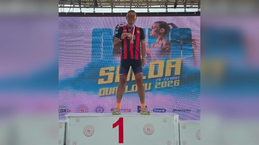 Salda Duatlonu Türkiye Kupası’nda Eskişehirli sporcu zirvede