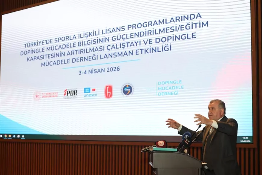 Bakan Bak: “Doping, sporun kanseridir”