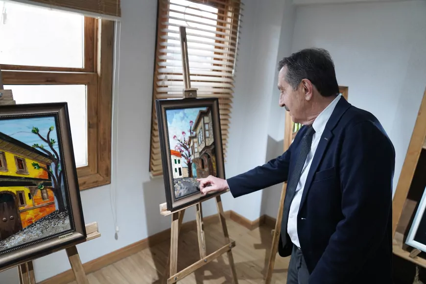 Ataç’tan Cam Sanatçısı Bayır’a Ziyaret