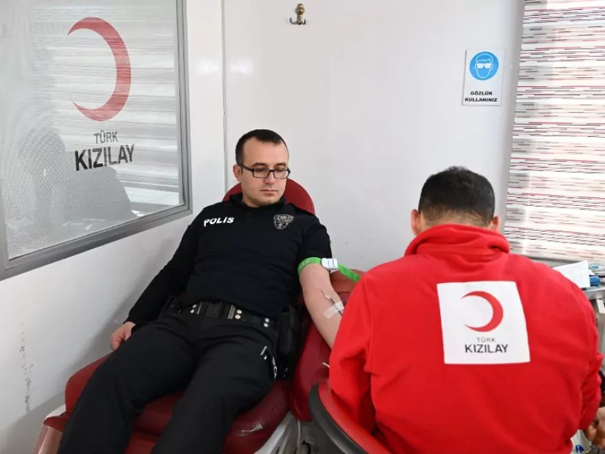 Polis Haftası’nda Anlamlı Etkinlik: Konya’da Kan Bağışı Kampanyası