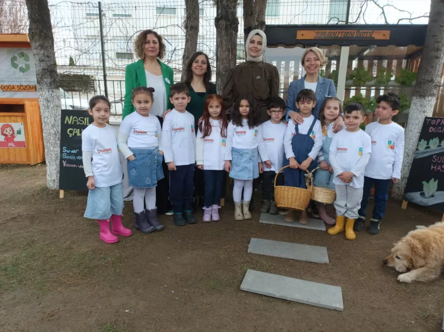 Anaokulunda Topraksız Tarım Projesiyle İlk Hasat Heyecanı