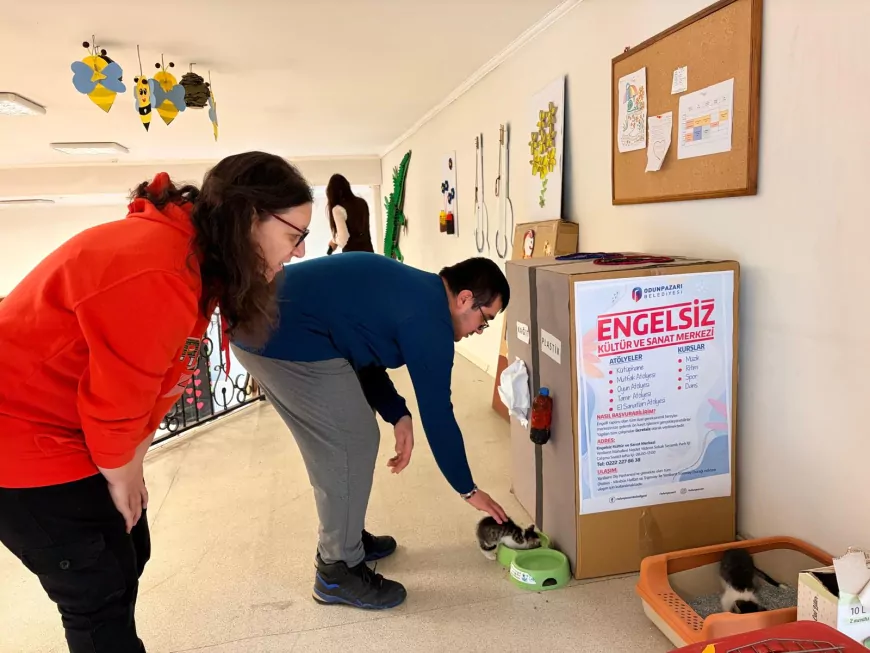 Odunpazarı’nda Özel Çocuklardan Sokak Hayvanlarına Sıcak Yuva