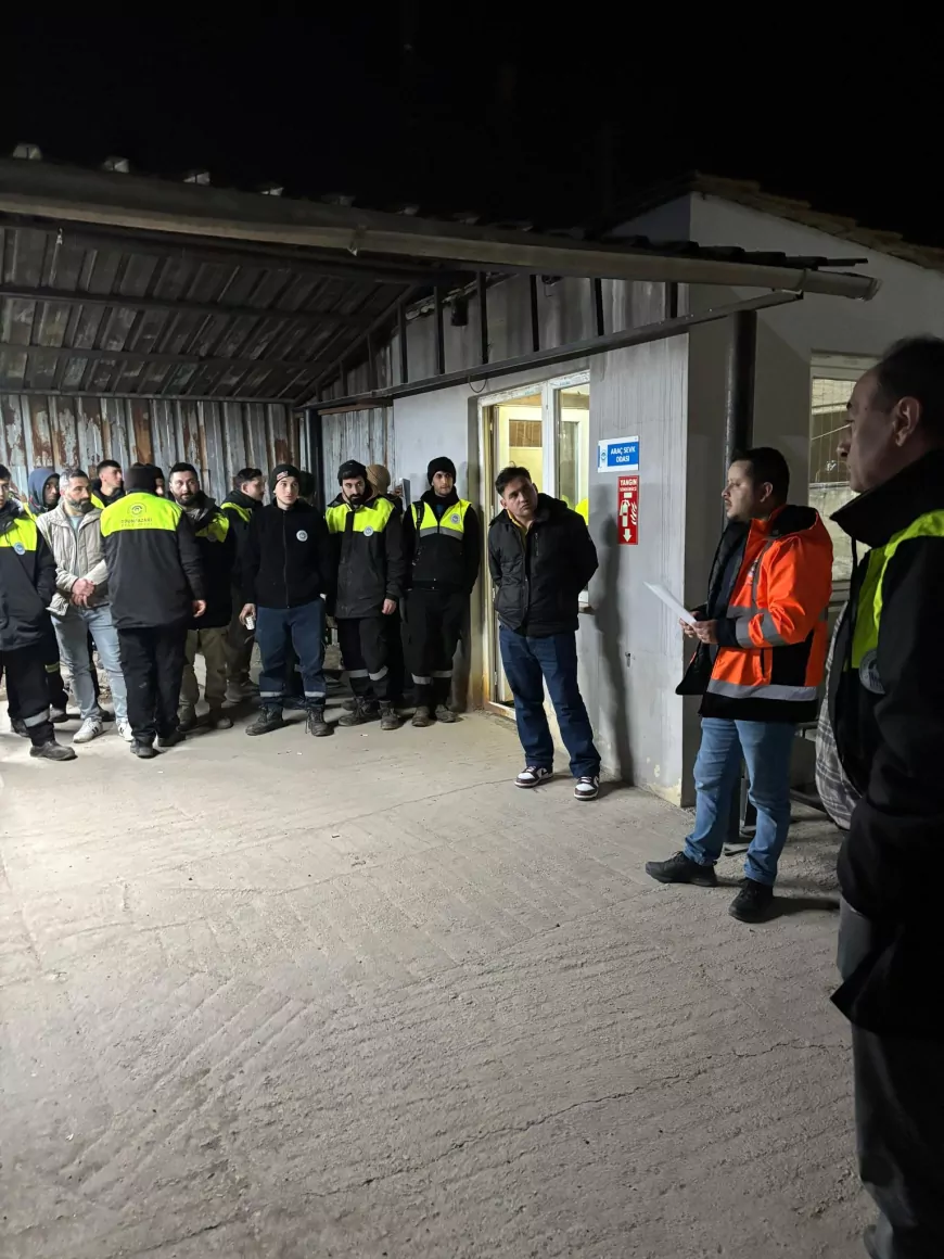 Odunpazarı’nda Gece Personeline İSG Eğitimi