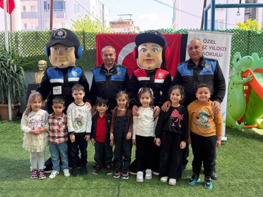 Osmaniye’de Öğrencilere “Poli” Robot ile Güvenlik Eğitimi