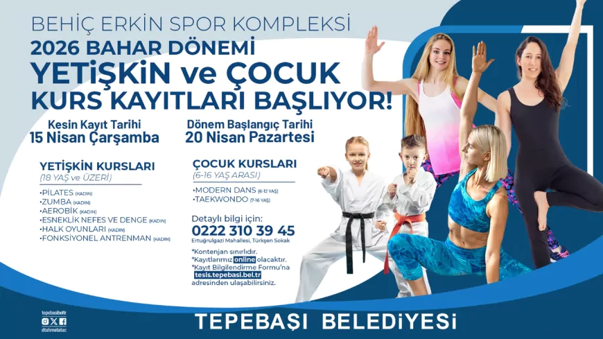 Tepebaşı’nda Yetişkin Ve Çocuklar İçin Kurs Kayıtları Başlıyor