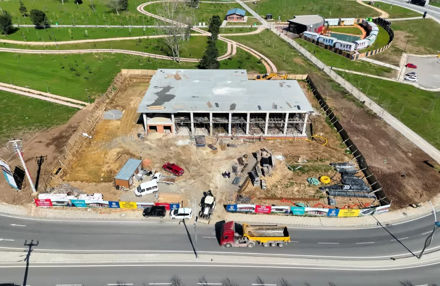 Büyükşehir İtfaiyeyi Güçlendiriyor: Gebze’de Yeni Hizmet Binası Yükseliyor