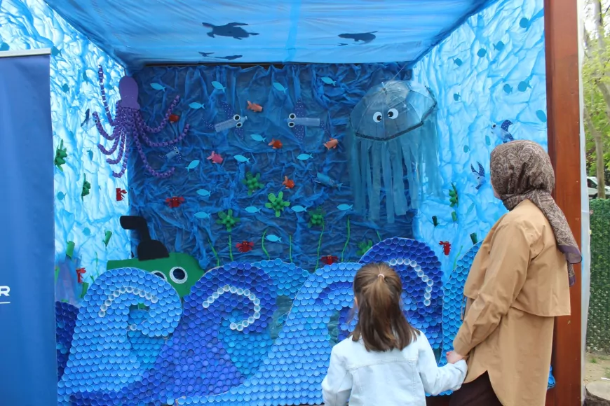 Lokomotif Çocuk Köyü’nde Geri Dönüşüm Sergisi