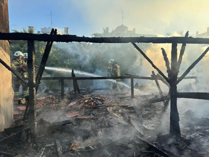 İzmir’de İtfaiyenin Hızlı Müdahalesi Faciayı Önledi